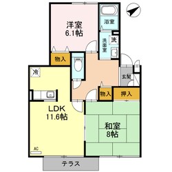 リバーサイド弐番館の物件間取画像